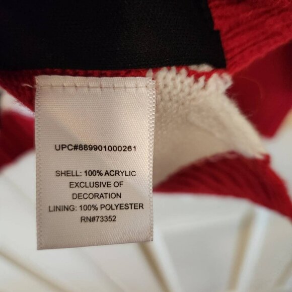 Light-Up Reindeer Sweater With LED Nose Red Size XL - Picture 6 of 14